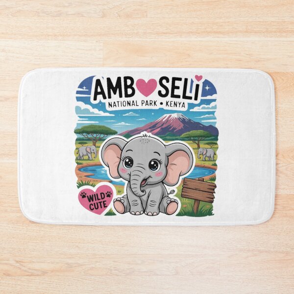 Item preview, Cute Amboseli Elephant, national park  designed and sold by YounexxART.