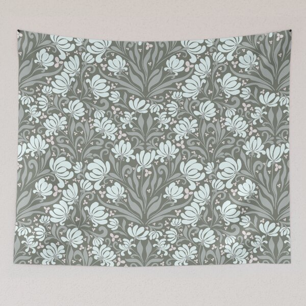 Item preview, Olive Garden Serenity Art Nouveau Pattern designed and sold by AneissPiaf.