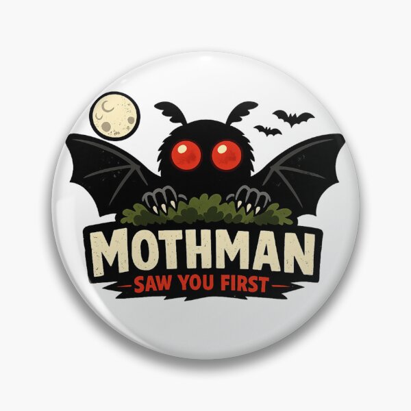 Item preview, Mothman Saw You First Funny Cryptid Horror Design designed and sold by Sonic Nova Studios.