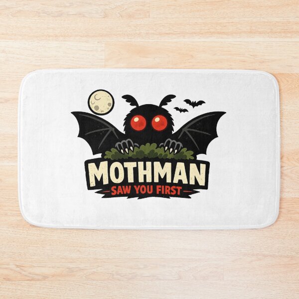 Item preview, Mothman Saw You First Funny Cryptid Horror Design designed and sold by Sonic Nova Studios.