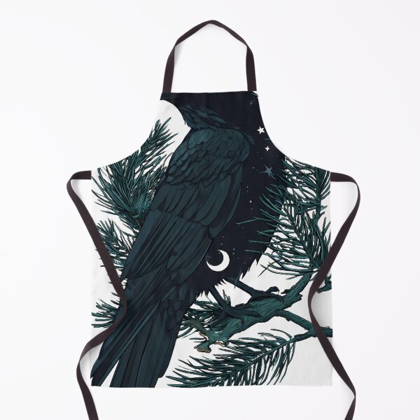 Item preview, Pine Branch Raven designed and sold by IllumeInk.