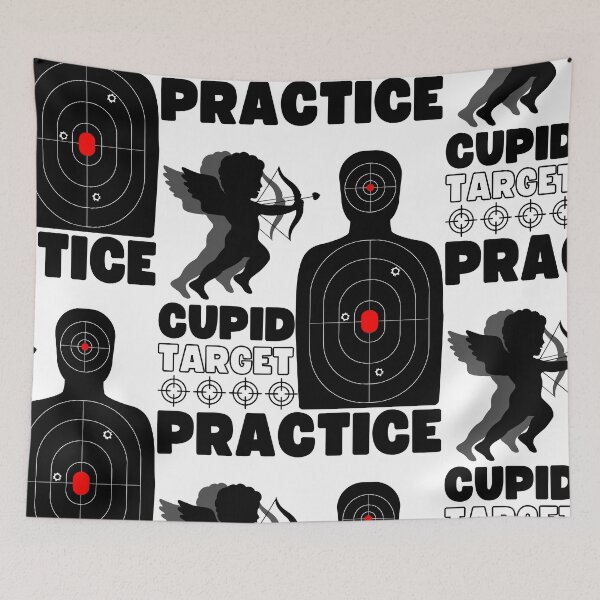 Item preview, Cupid Target Practice Funny Anti Valentine designed and sold by to-esu.
