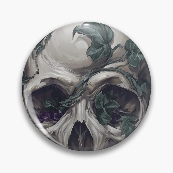 Item preview, Dark Ivy Skull designed and sold by IllumeInk.