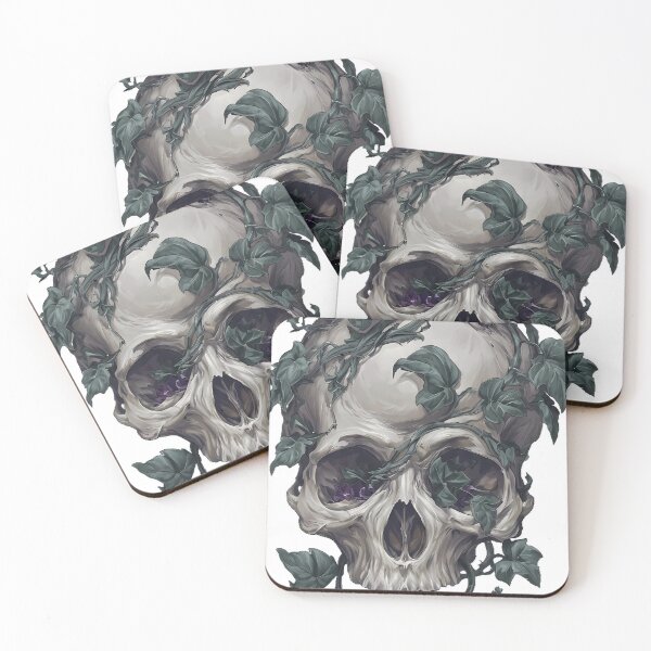 Item preview, Dark Ivy Skull designed and sold by IllumeInk.