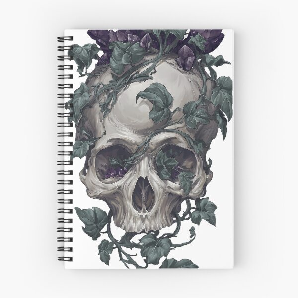 Item preview, Dark Ivy Skull designed and sold by IllumeInk.