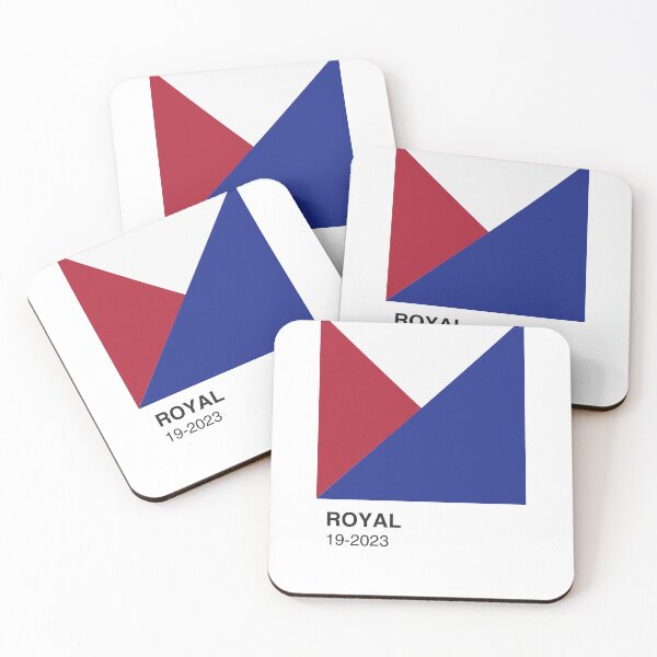 Item preview, Royal Book Red, White and Blue Colour Swatch - Full Width designed and sold by The Colourful Game.