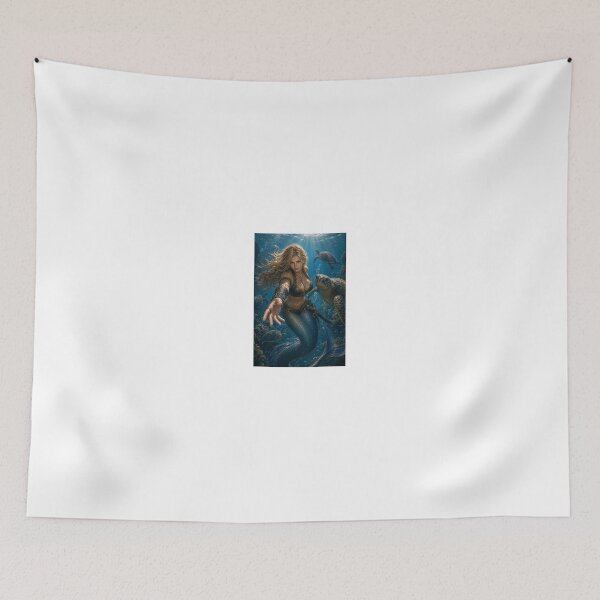 Item preview, Loona mermaid with sea turtle underwater designed and sold by CathryneDelamort.