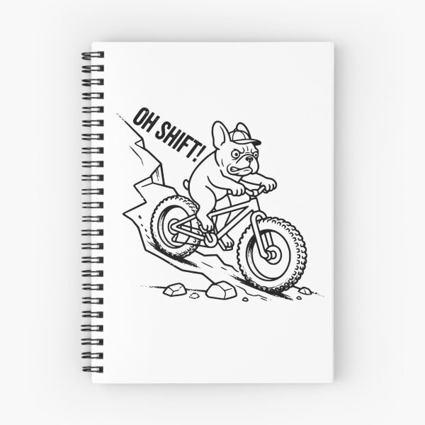 Item preview, Oh Shift! - French Bulldog MTB Downhill designed and sold by The Bold Line Studio.