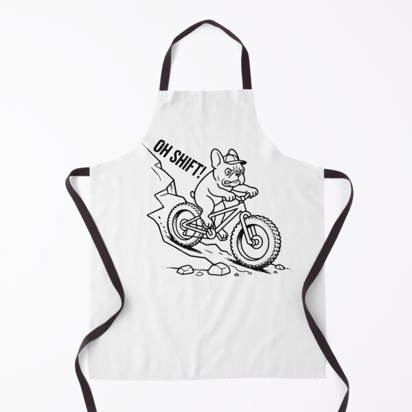 Item preview, Oh Shift! - French Bulldog MTB Downhill designed and sold by The Bold Line Studio.
