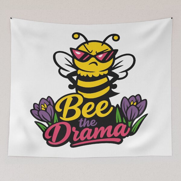 Item preview, Bee the Drama, Bee Pun, Moody Queen designed and sold by Lumennyxart.