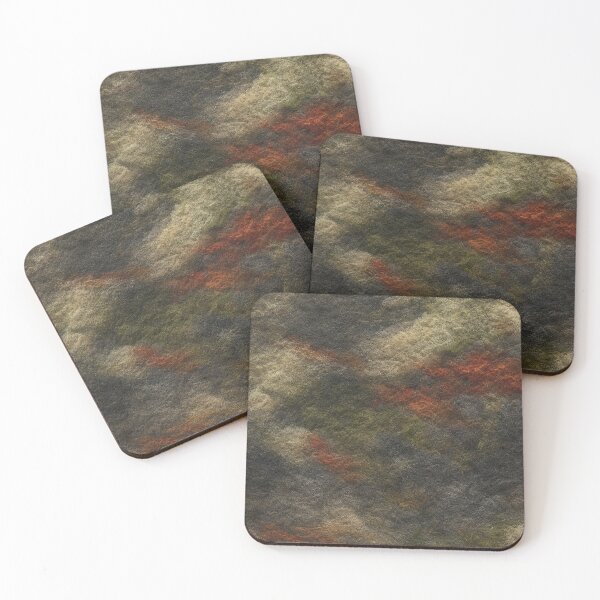 Item preview, Felted Wool Fiber Abstract Textile Pattern designed and sold by frumixart.
