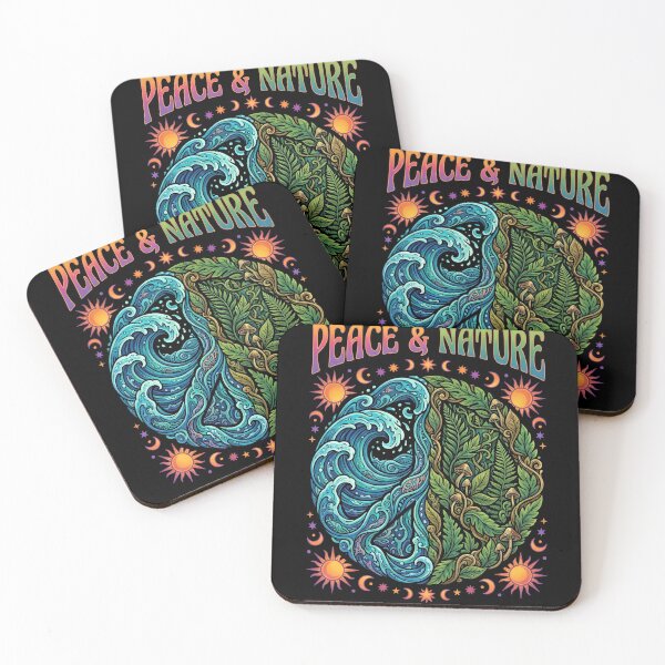 Item preview, Peace And Nature Groovy 70s Retro Earth Day designed and sold by TeNovaStudio.
