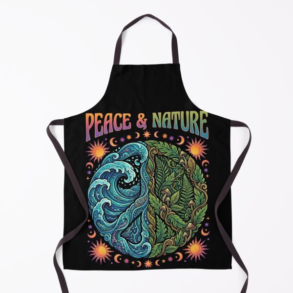 Item preview, Peace And Nature Groovy 70s Retro Earth Day designed and sold by TeNovaStudio.