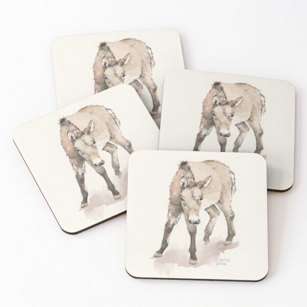 Item preview, Mongolian wild horse filly - curious girl! designed and sold by BeauScience.
