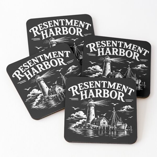Item preview, Resentment Harbor Vintage Nautical Lighthouse Linocut designed and sold by secondanchor.