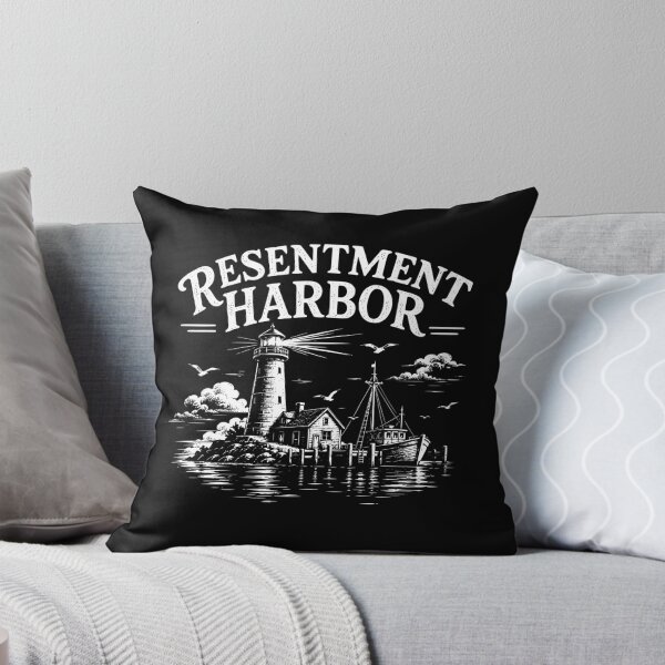Item preview, Resentment Harbor Vintage Nautical Lighthouse Linocut designed and sold by secondanchor.
