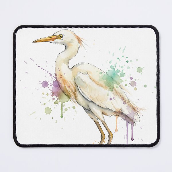 Item preview, Sunlit Egret Serenity designed and sold by wissal.studio.