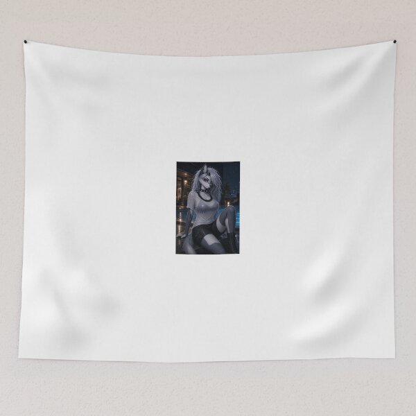 Item preview, Loona sitting by pool in the rain designed and sold by CathryneDelamort.