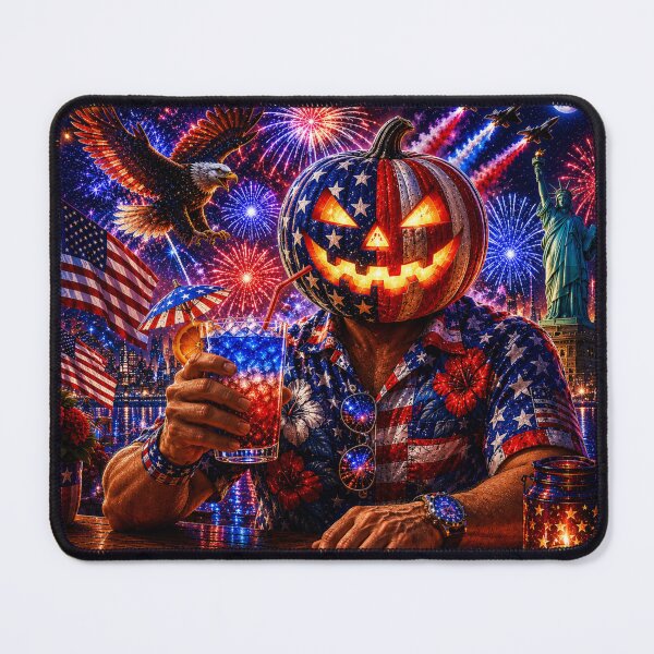 Item preview, Headless Horseman 4th of July - Fantasy Horror Fireworks Art designed and sold by TheHorsemanRidesAgain.