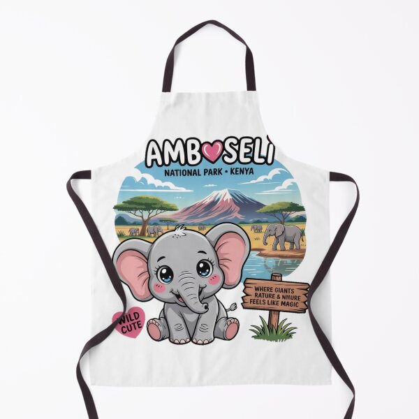 Item preview, Elephant of Amboseli National Park designed and sold by YounexxART.