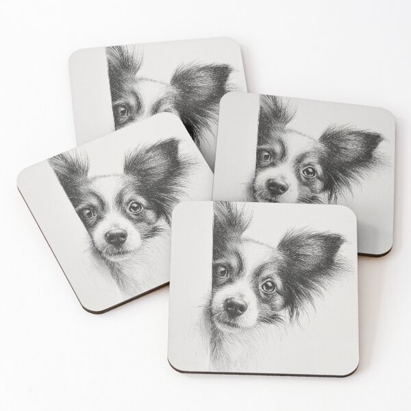 Item preview, Curious Peeking papillon dog designed and sold by lautir.