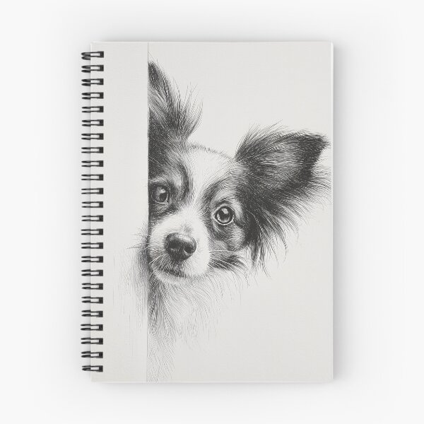 Item preview, Curious Peeking papillon dog designed and sold by lautir.