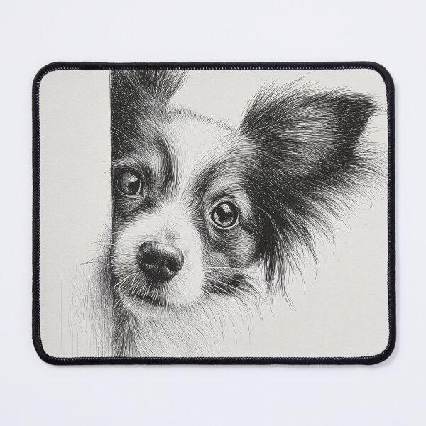 Item preview, Curious Peeking papillon dog designed and sold by lautir.