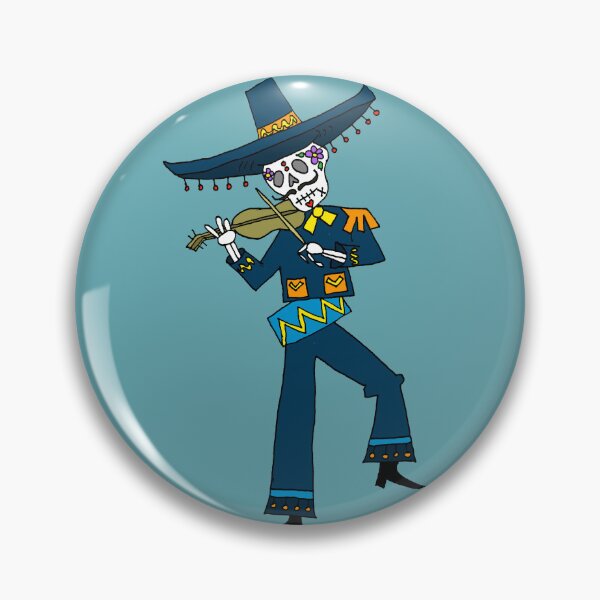 Item preview, Mariachi Day of the Dead Violinist designed and sold by True Poison.