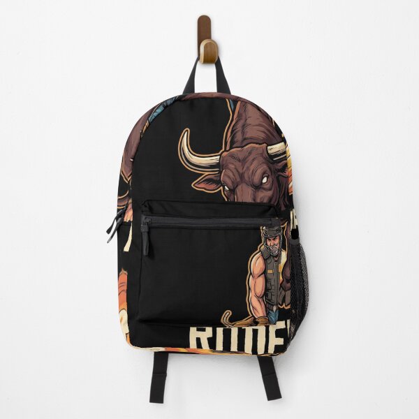 Item preview, Rodeo Fury Bucking Bull Rider 90s Graphic designed and sold by TeNovaStudio ⭐⭐⭐⭐⭐.