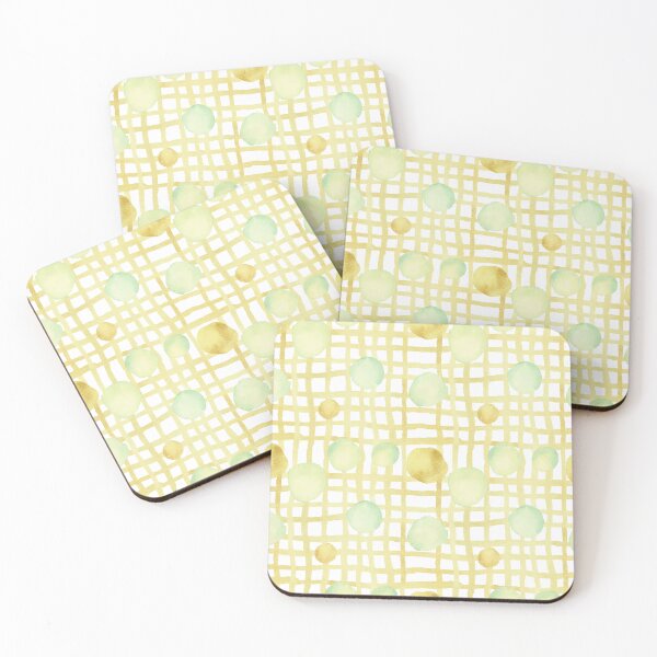 Item preview, Golden Sun Grid & Bold Dots designed and sold by wissal.studio.