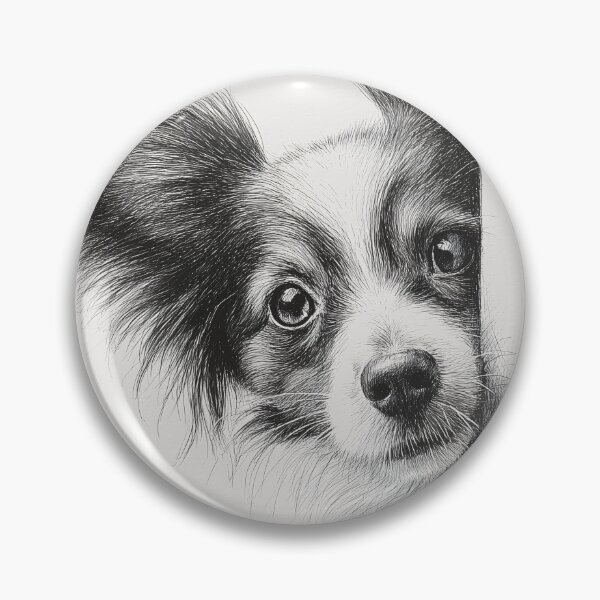 Item preview, Curious papillon dog Peeking designed and sold by lautir.