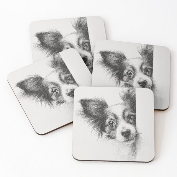 Item preview, Curious papillon dog Peeking designed and sold by lautir.