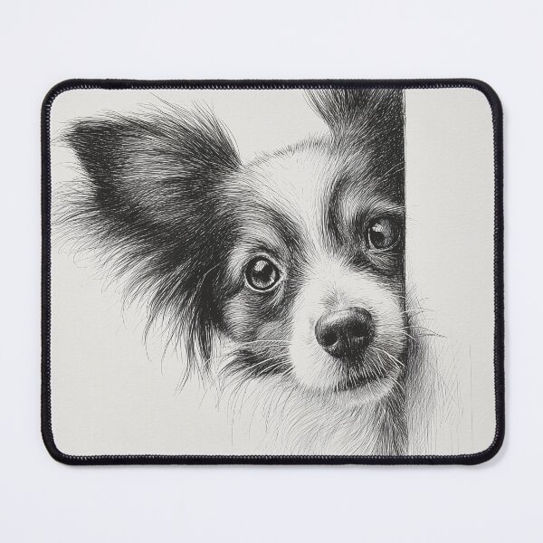 Item preview, Curious papillon dog Peeking designed and sold by lautir.
