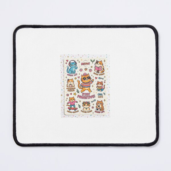 Item preview, stickers of trendy cats designed and sold by R&Rshop.