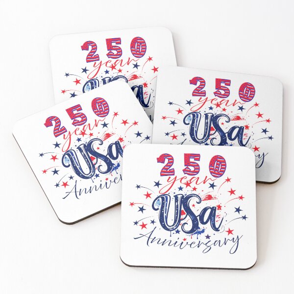 Item preview, USA in custom text with patriotic colors and accents. designed and sold by Art-Horizon.