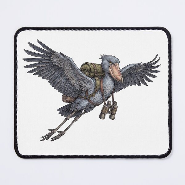 Item preview, The Ultimate Birder - Flying Shoebill Stork with Gear designed and sold by orioleoutdoor.
