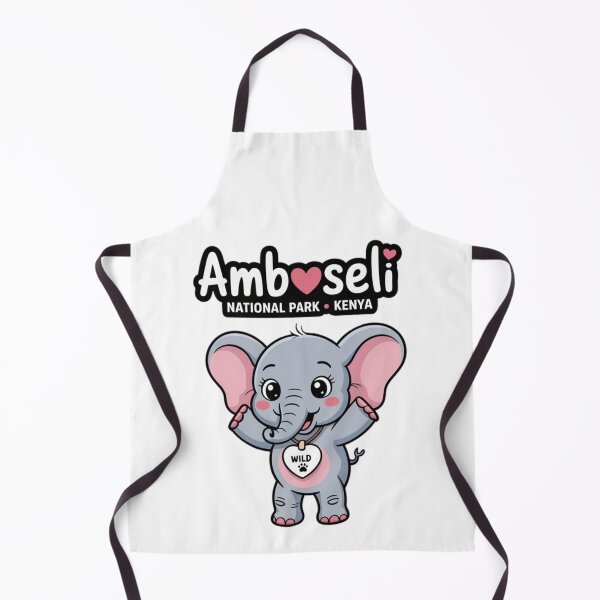 Item preview, Kawaii Baby Elephant – Amboseli Kenya Safari Wildlife Cute Animal designed and sold by YounexxART.