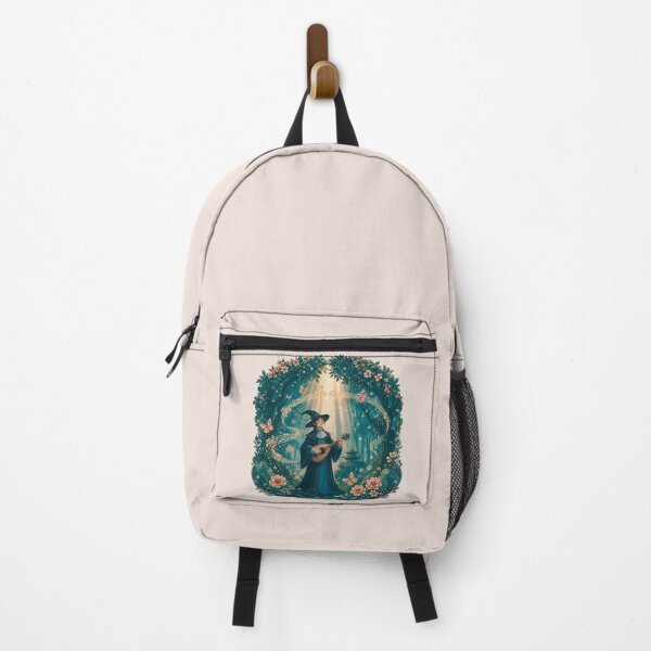 Item preview, Enchanted Bard under Starlit Sky with Glowing Butterflies designed and sold by NerdiPop.