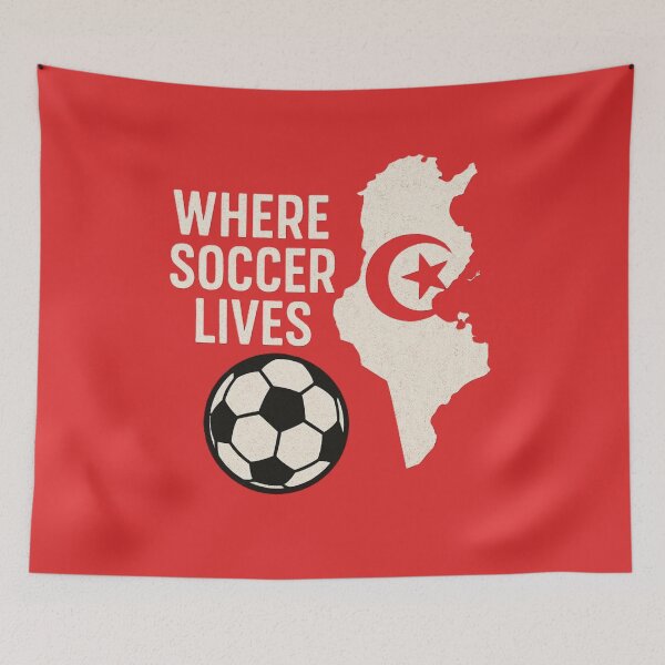 Item preview, Where Soccer Lives - Tunisia designed and sold by Endeva4eva.