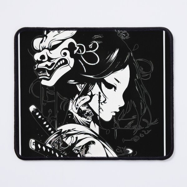 Item preview, Vaporwave Cyberpunk Yakuza Japanese Samurai Girl #643 designed and sold by mika-gallery.