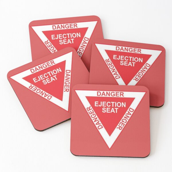 Item preview, Danger Ejection Seat Warning Triangle designed and sold by BB Design Garage.