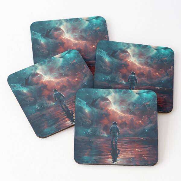 Item preview, Astronaut Beneath the Cosmic Tide designed and sold by QuantumDrift.