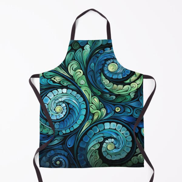 Item preview, New Zealand Māori Paua Pattern Koru Design 913 designed and sold by GrinGalore.