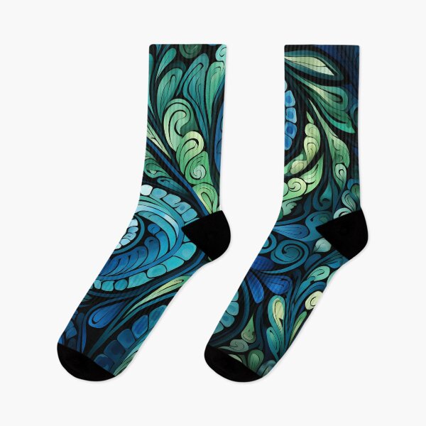 Item preview, New Zealand Māori Paua Pattern Koru Design 913 designed and sold by GrinGalore.