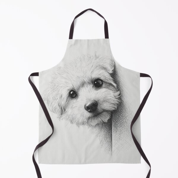 Item preview, Curious Peeking Bichon Frise Dog designed and sold by lautir.