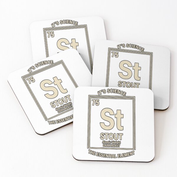 Item preview, Stout Periodic Table Element - Beer Lover & Science Geek Graphic designed and sold by ClaussShop.