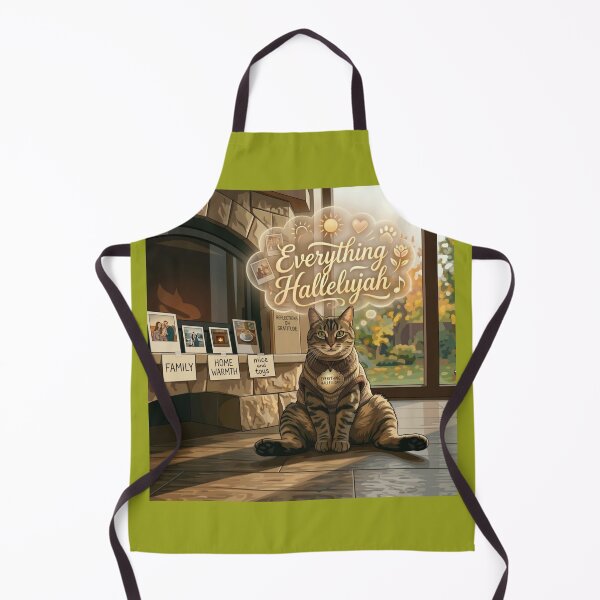 Item preview, Everything Hallelujah Grateful Cat Aesthetic designed and sold by NadinGerasi.