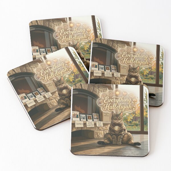 Item preview, Everything Hallelujah Grateful Cat Aesthetic designed and sold by NadinGerasi.
