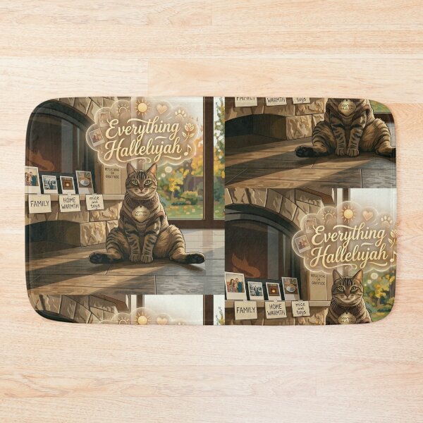 Item preview, Everything Hallelujah Grateful Cat Aesthetic designed and sold by NadinGerasi.