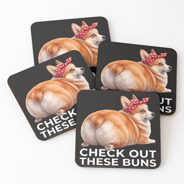 Item preview, Funny Corgi Buns - Check Out These Buns Cute Dog designed and sold by veloramode.